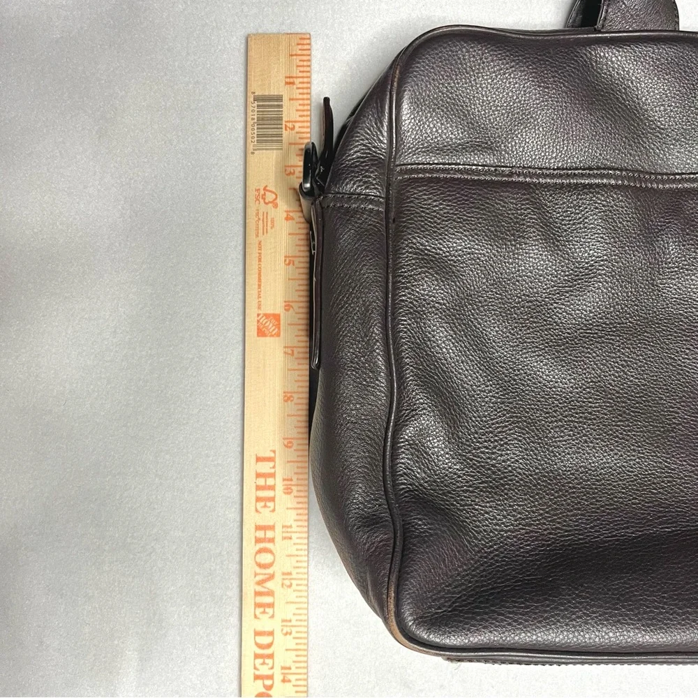 BANANA REPUBLIC men’s leather soft briefcase messenger bag